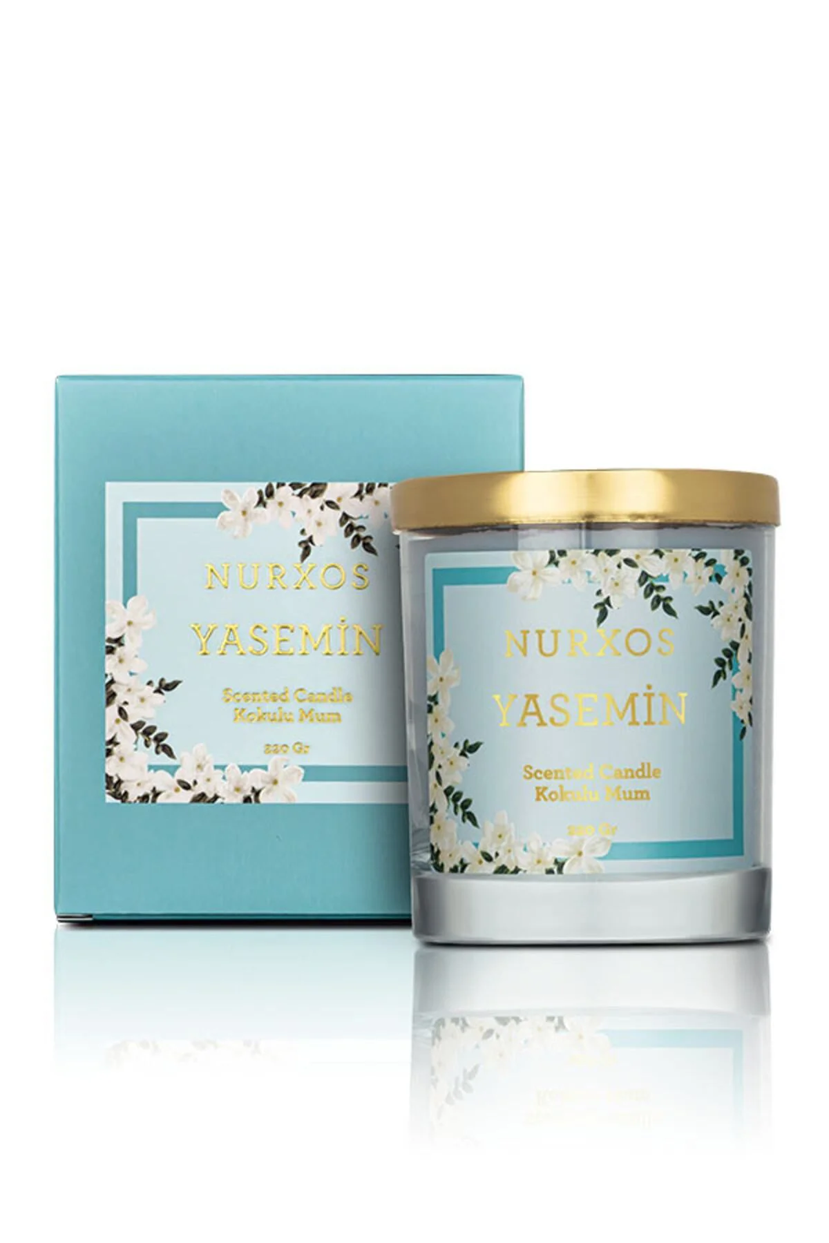 Nurxos Yasemin Kokulu Mum 220 Gr – Oryantal Çiçeksi Soya Mumu - 9