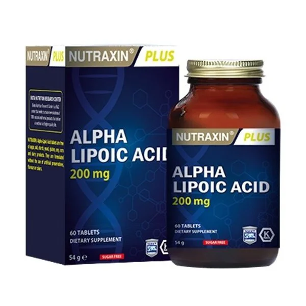 Nutraxin Alpha Lipoic 200mg 60 Tablet Nutraxin Alpha Lipoic 200mg 60 Tablet