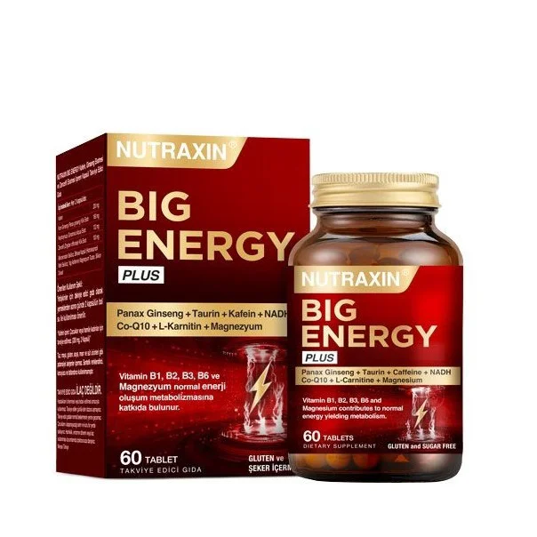 Nutraxin Big Energy Plus 60 Tablet Nutraxin Big Energy Plus 60 Tablet