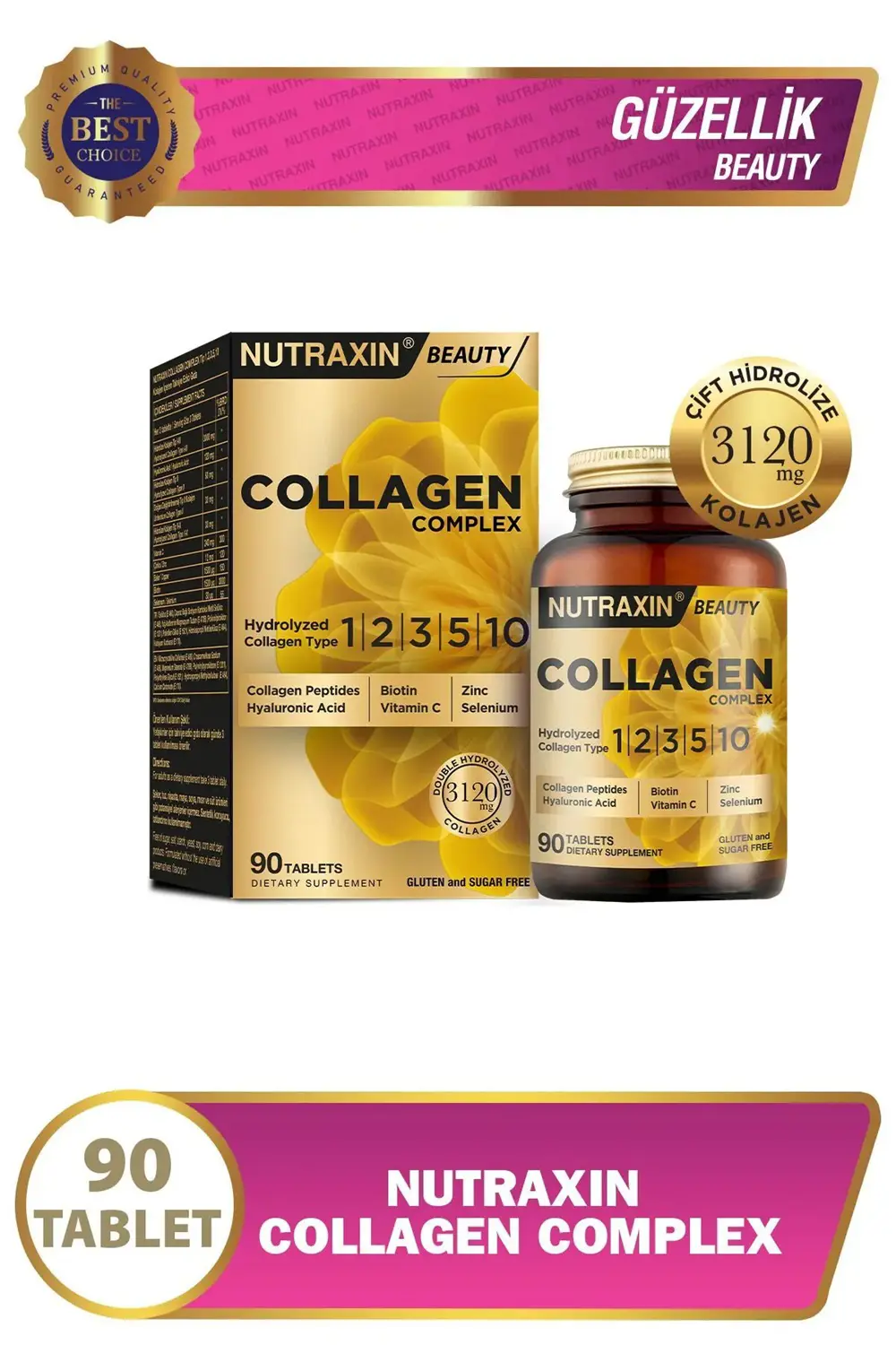Nutraxin Collagen Complex 90 Tablet
