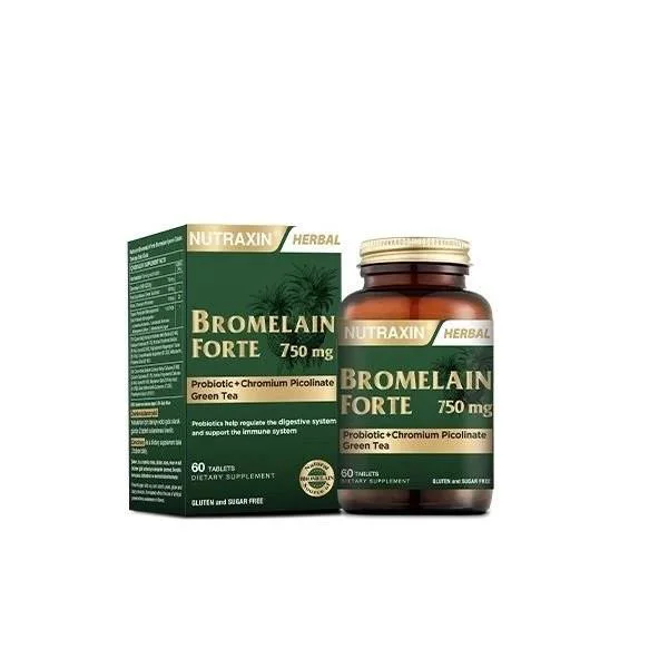 Nutraxin Forte Bromelain 60 Tablet Nutraxin Forte Bromelain 60 Tablet