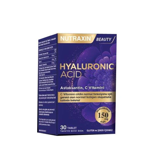 Nutraxin Hyaluronic Acid 30 Tablet Nutraxin Hyaluronic Acid 30 Tablet