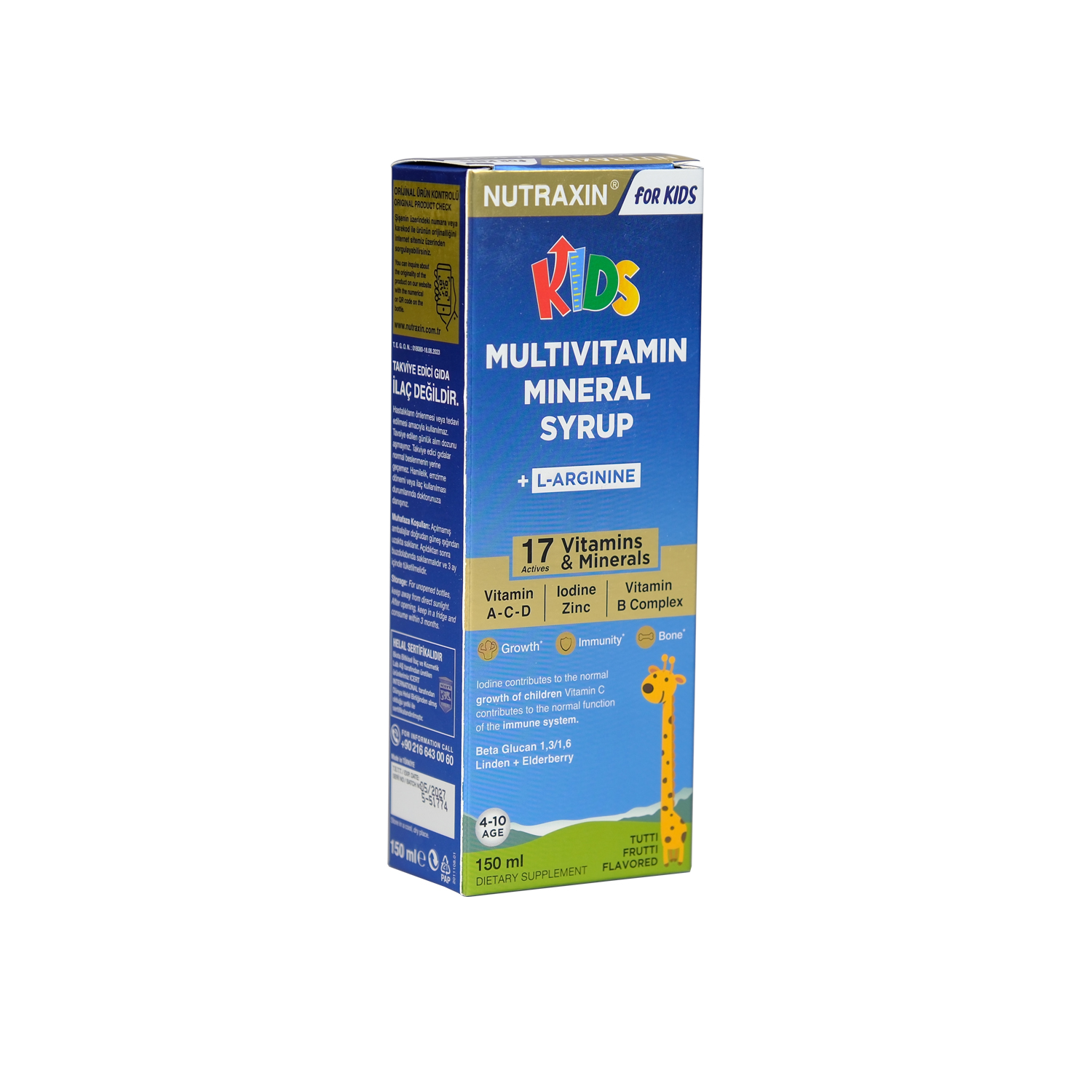 Nutraxın Kıds Multıvıt Şurup 150ml