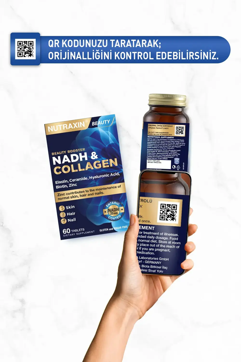 Nutraxin Nadh Collagen 60 Tablet