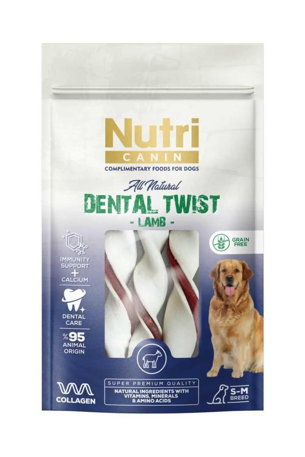 Nutri Canin Kuzu Etli Dental Kemik 80 gr