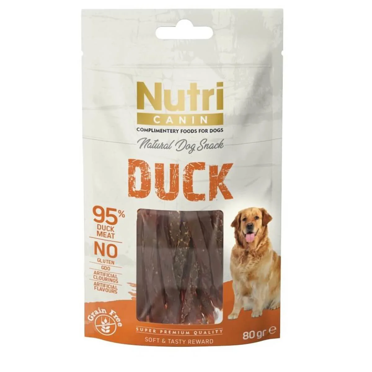 Nutri Canin Tahılsız Ördekli Köpek Ödül sı 80gr Nutri Canin Tahılsız Ördekli Köpek Ödül sı 80gr