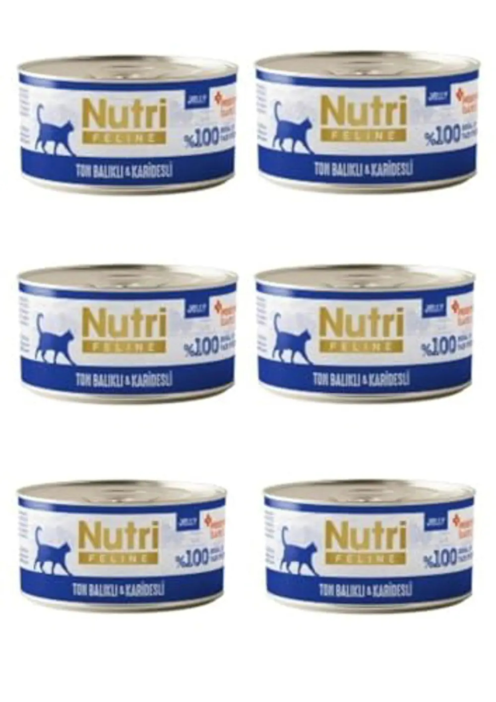 Nutri Feline Gurme Seri: Karidesli & Ton Balıklı Jöleli Tahılsız 