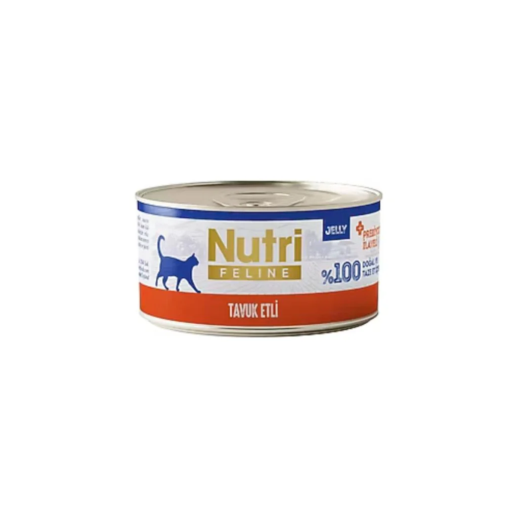Nutri Feline New Jelly Tavuk Etli Tahılsız Kedi Konservesi 70 Gr