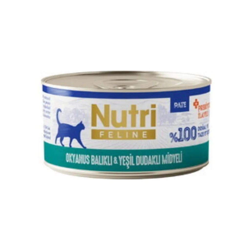 Nutri Feline New Okyanus Balıklı ve Midyeli Tahılsız Konserve 70g
