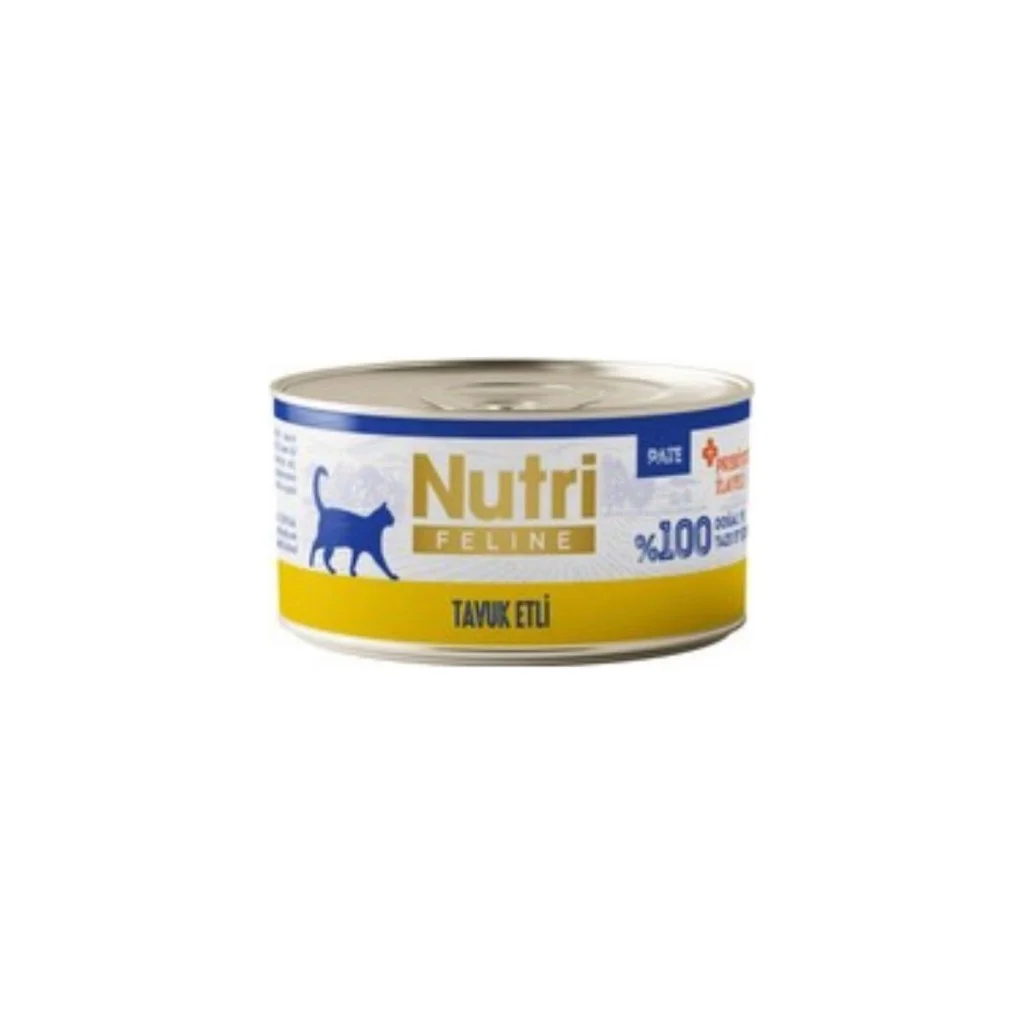 Nutri Feline New Pate Tavuk Etli Tahılsız Kedi Konservesi 70 Gr