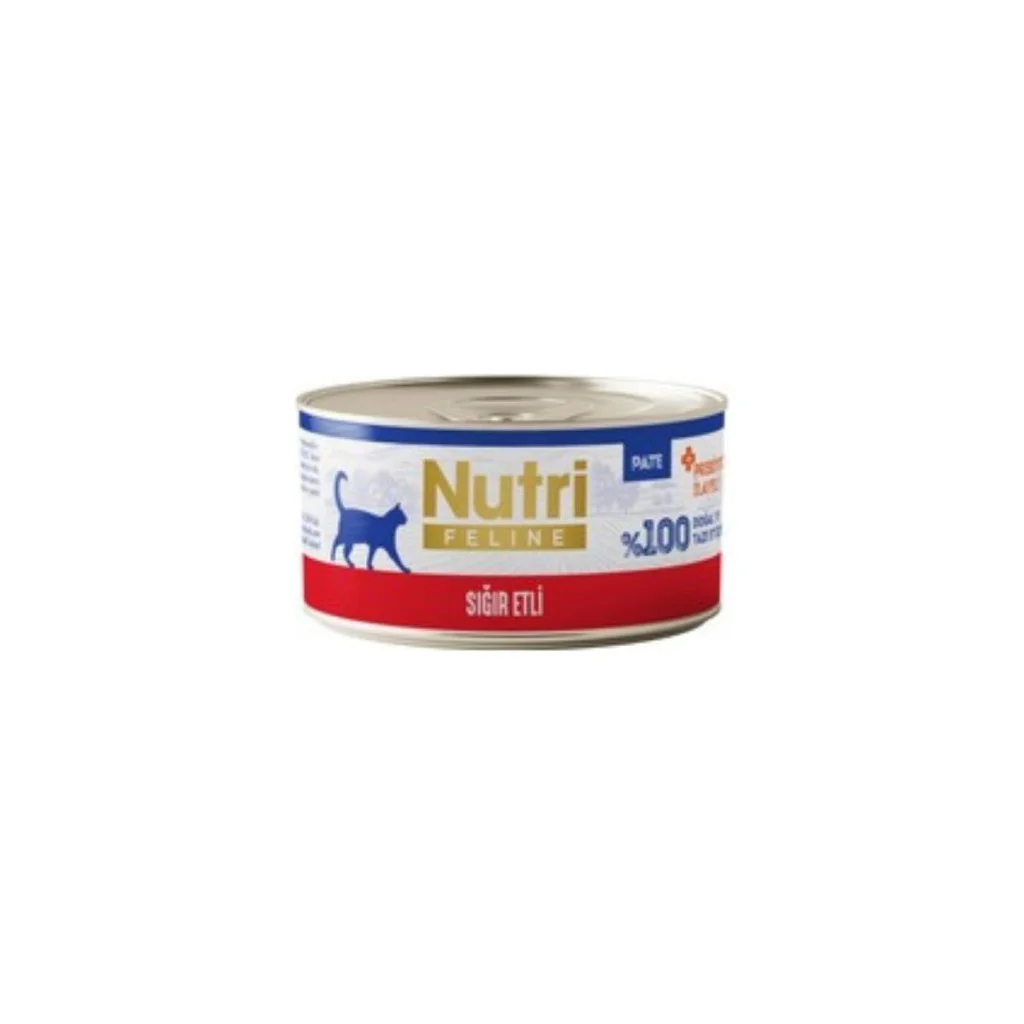 Nutri Feline New Sığır Etli Tahılsız Kedi Konservesi 70 Gr