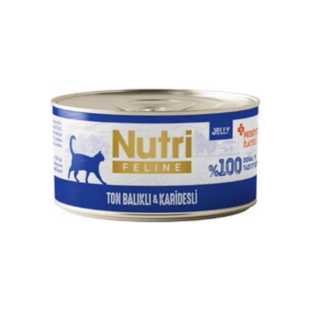 Nutri Feline New Ton Balıklı ve Karidesli Tahılsız Kedi Konserves