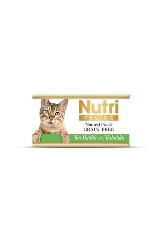 Nutri Feline Tahılsız Ton Balıklı Alabalıklı Kedi Konservesi 85 G
