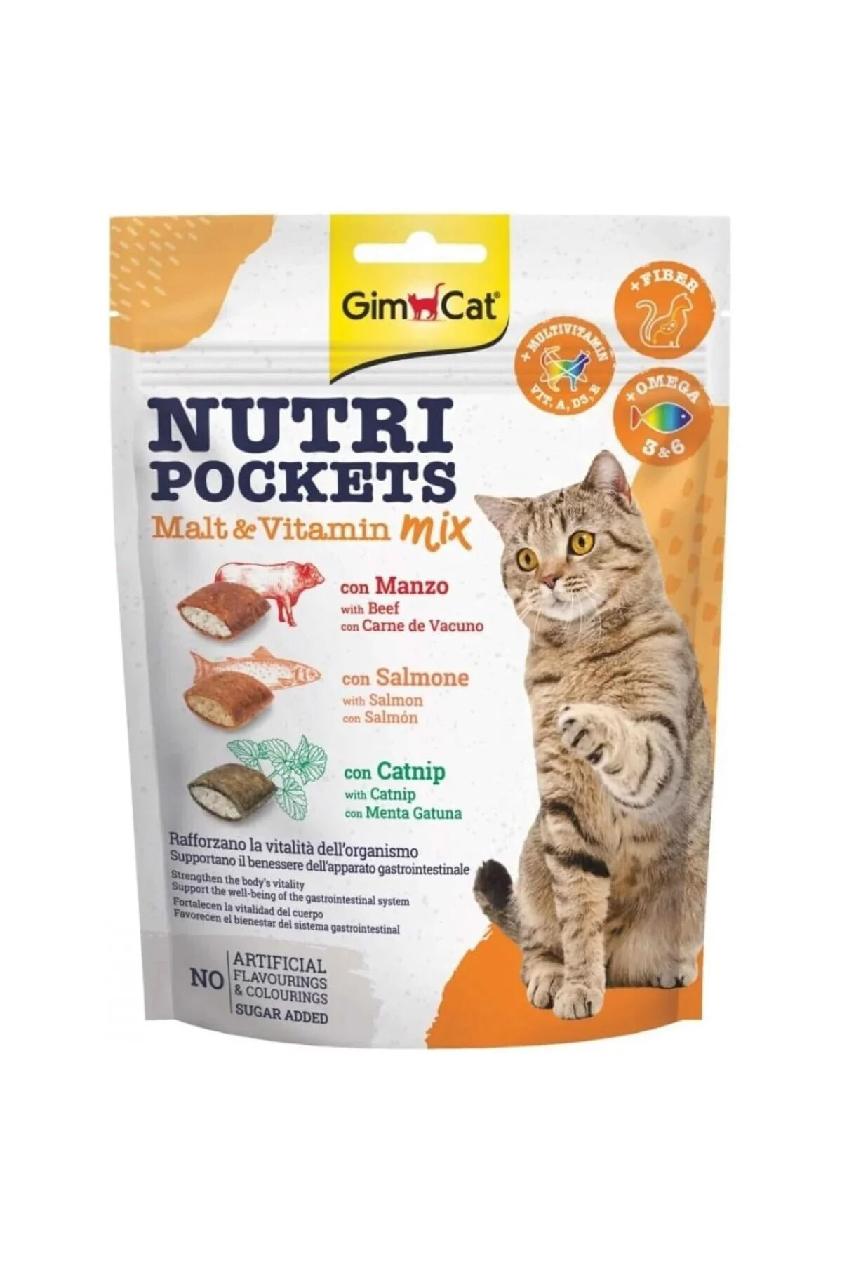 Nutripockets Kedi Ödülü Malt&Multivitamin, 150 gr