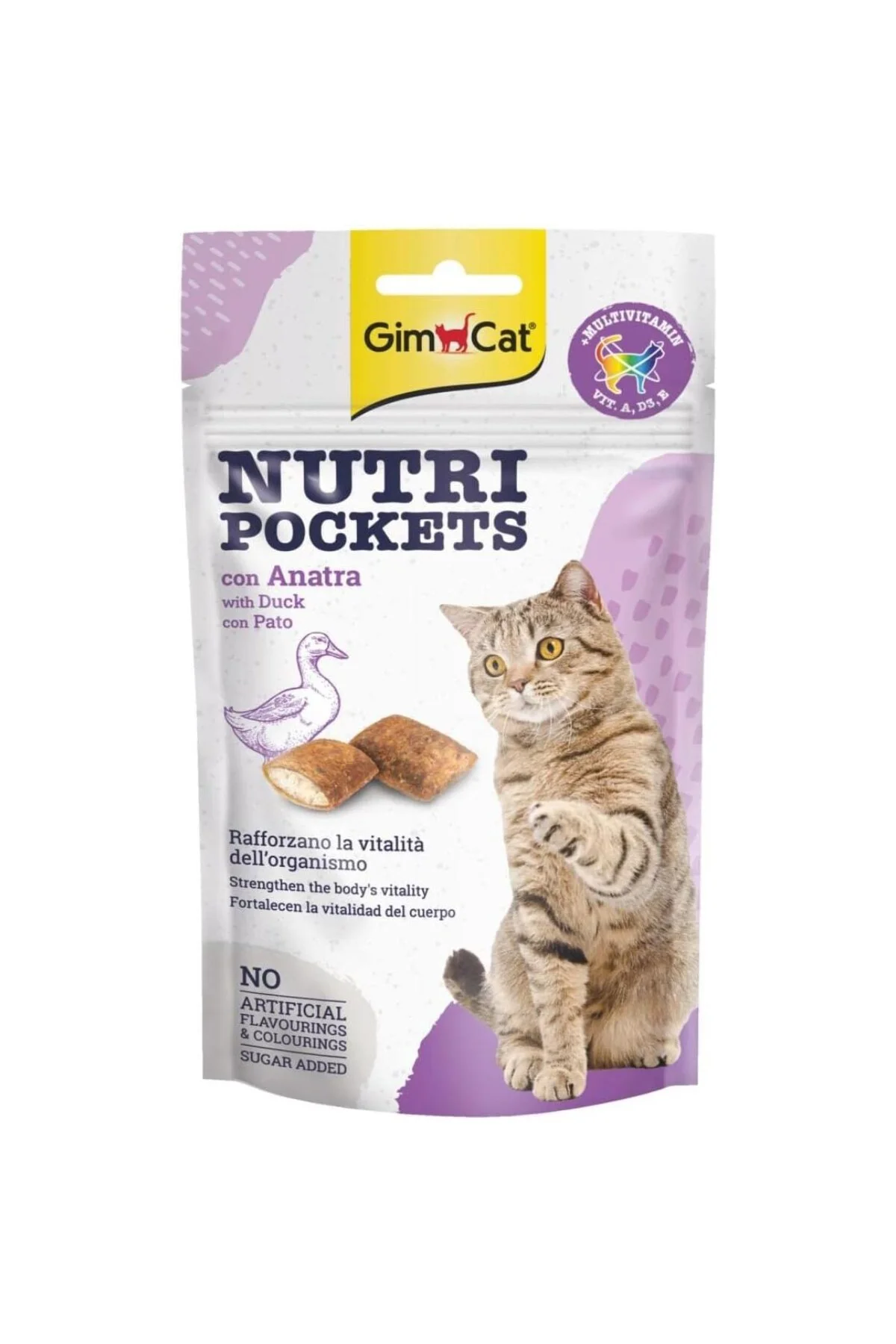 Nutripockets Ördekli Kedi Ödülü 60 gr Nutripockets Ördekli Kedi Ödülü 60 gr