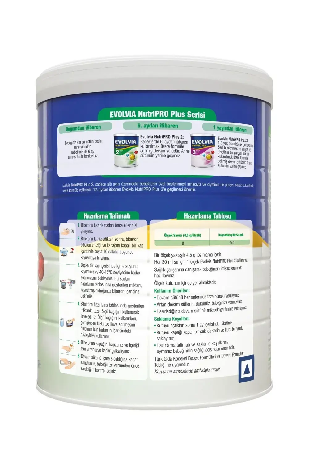 Nutripro Plus 2 Bebek Sütü 800 g