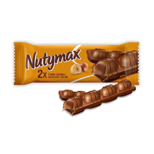 Nutymax 44gr Fındıklı - Lezzetli Fındık Aromalı Atıştırmalık