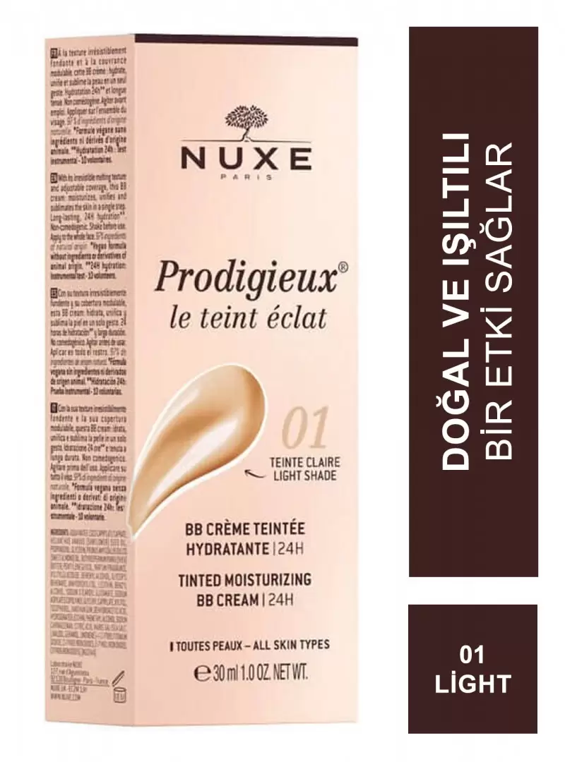 Nuxe Prodigieux Tinted Moisturizing BB Cream Renkli Nemlendirici 