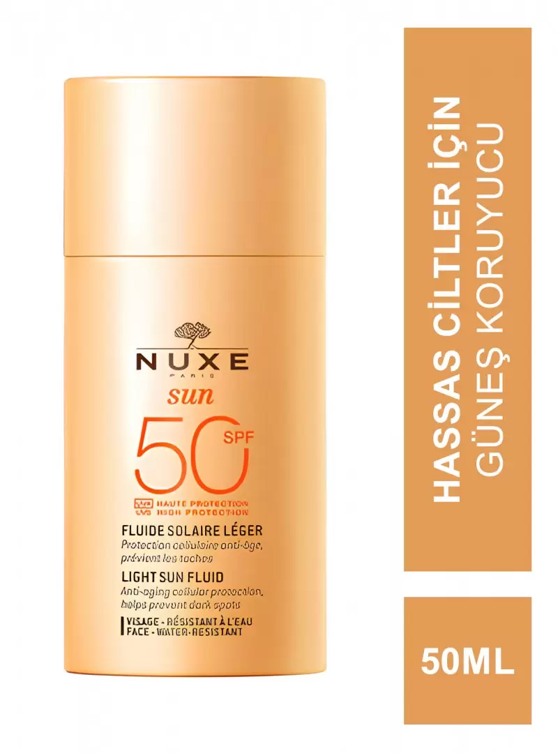 Nuxe Sun Yağlı Ciltler İçin Krem SPF50 50 ml