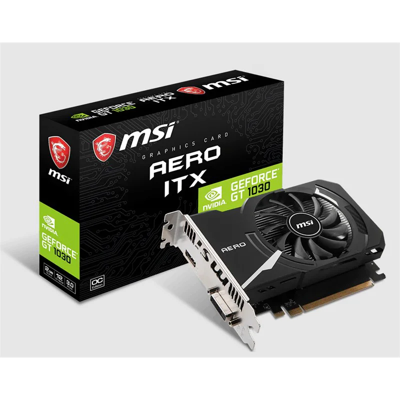 NVIDIA GeForce GT 1030 AERO ITX 2GD4 OC Ekran Kartı – 2GB DDR4, 64-bit, HDMI + DVI Çıktısı ile Uyumlu Fiyatı, Yorumları ve Özellikleri