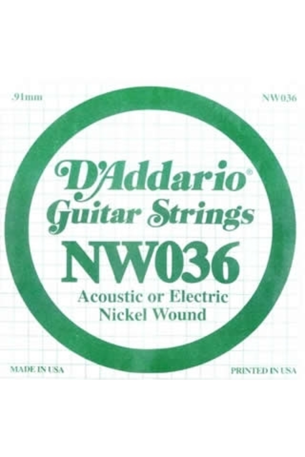 NW036 ELEKTRO VE AKUSTİK TEK TEL, (LA), NİCKEL
