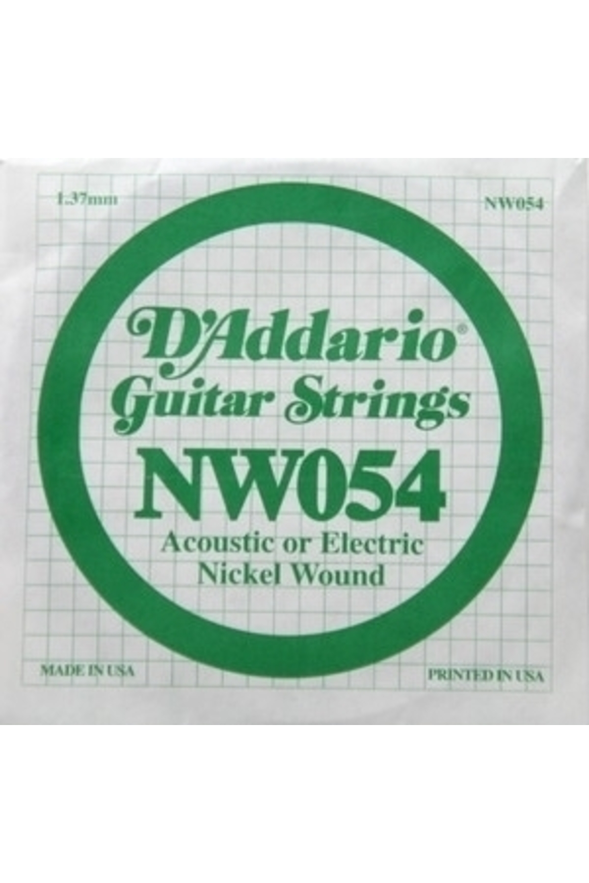 Daddario Nw054 Elektro Ve Akustik Tek Tel, (Kalin Mi),