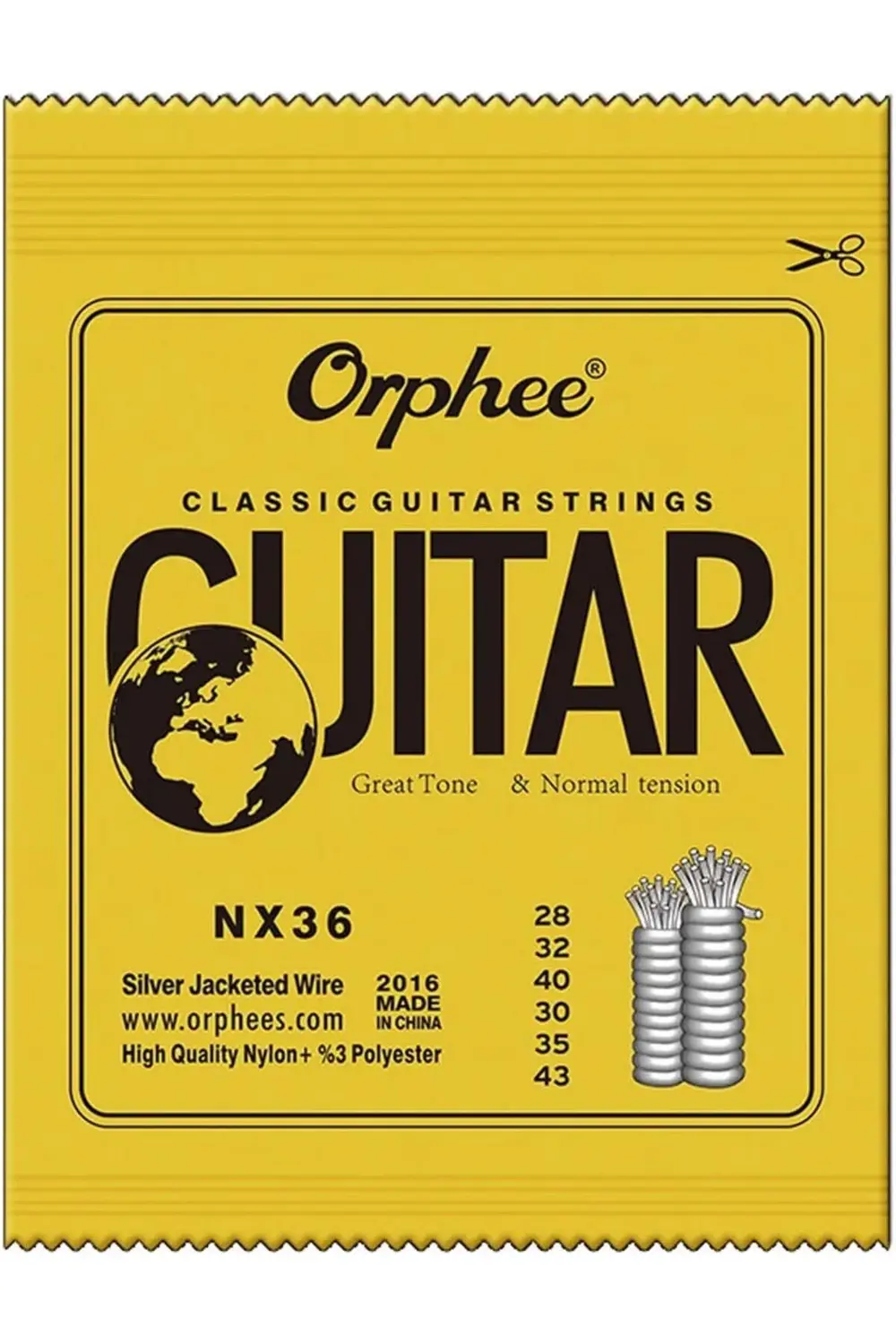 NX36 Takım Klasik Gitar Teli