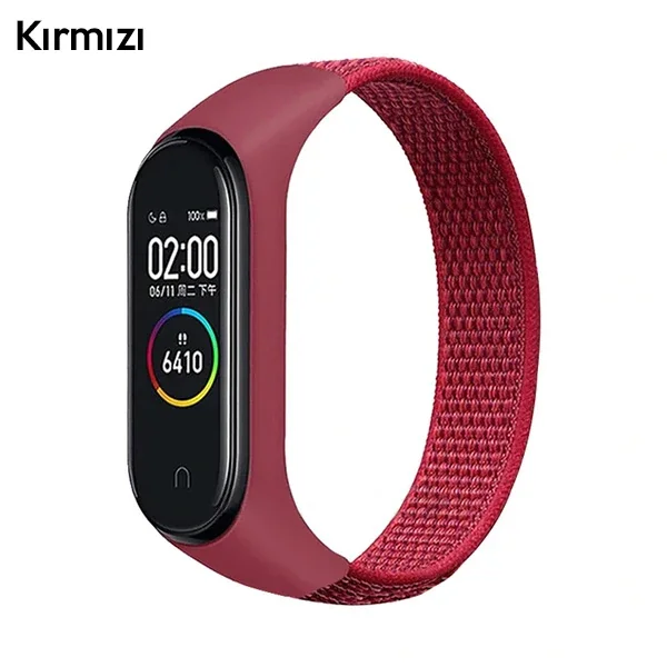 Nylon Xiaomi Mi Band 5/4/3 Kordon – Terleme Yapan Silikon Kayışa Son, Ayarlanabilir Nefes Alan Kayış Fiyatı, Yorumları ve Özellikleri
