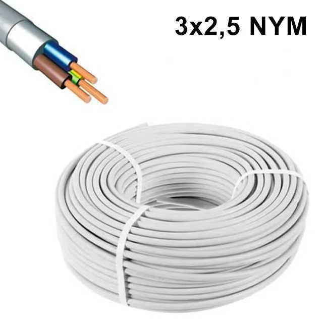 NYM 3x2,5 Elektrik Kablosu – İç Tesisat ve Güvenli Enerji İletimi İçin Profesyonel Çözüm Fiyatı, Yorumları ve Özellikleri