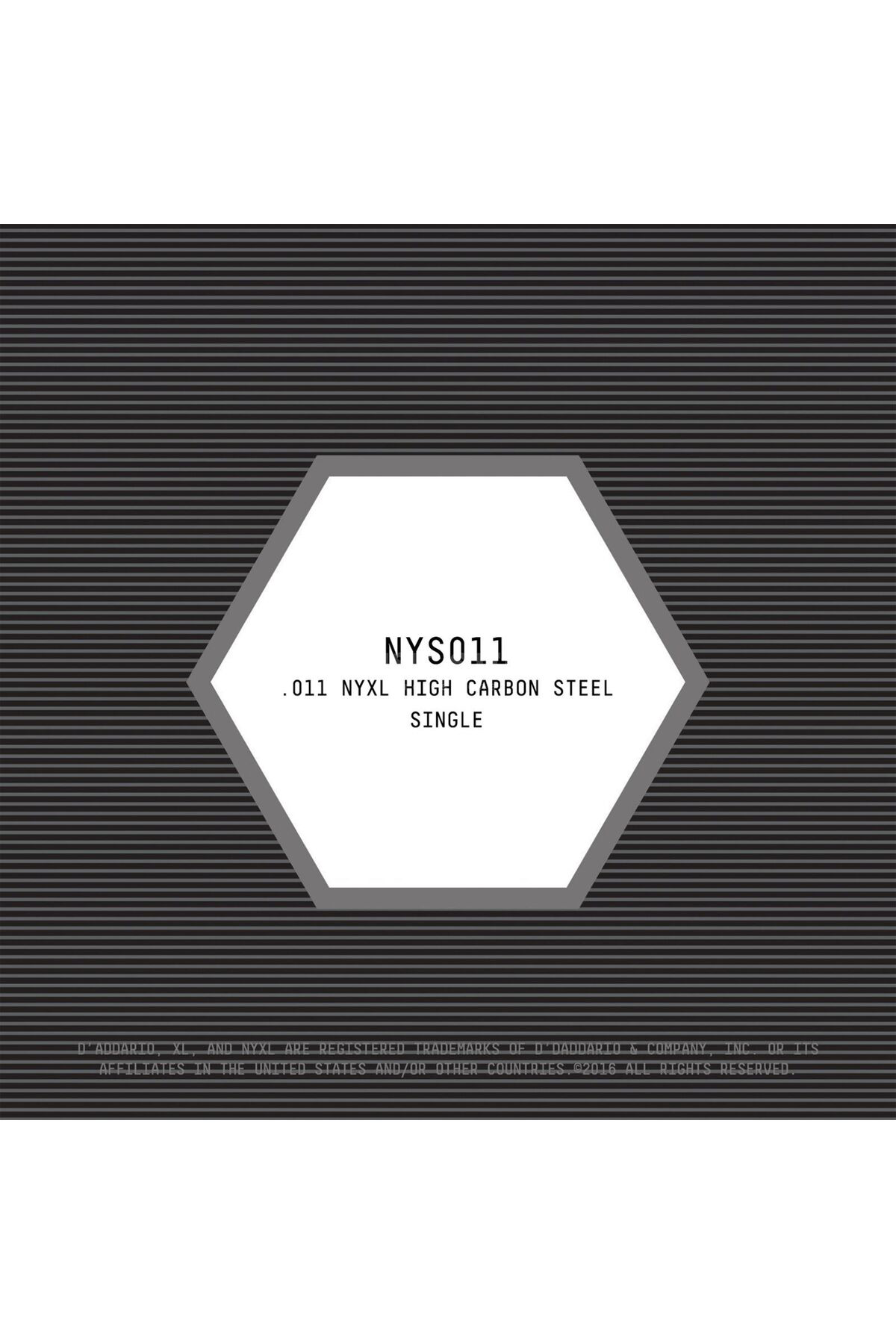 NYS011 ELEKTRO VE AKUSTİK TEK TEL, E-(Mİ), HIGH CARBON D'Addario 