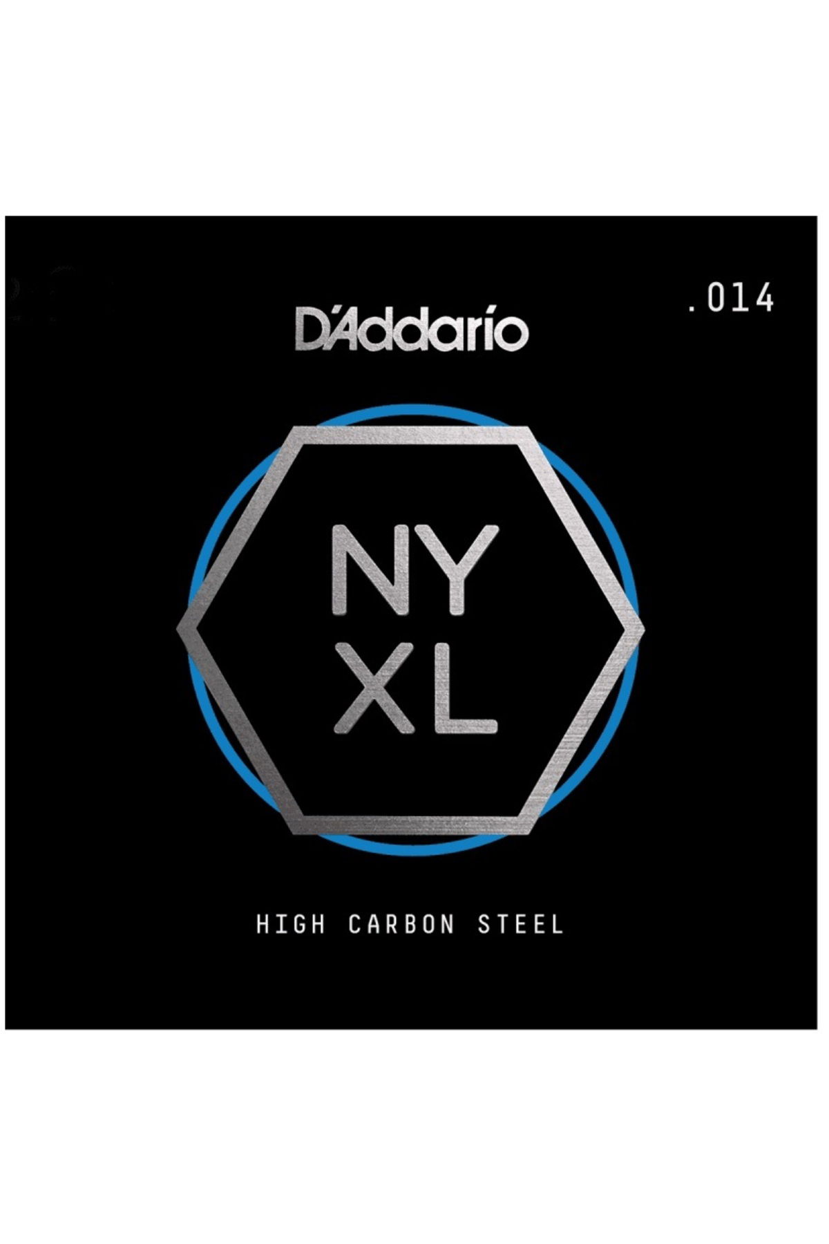 NYS014 ELEKTRO VE AKUSTİK TEK TEL, B-(Sİ), HIGH CARBON D'Addario
