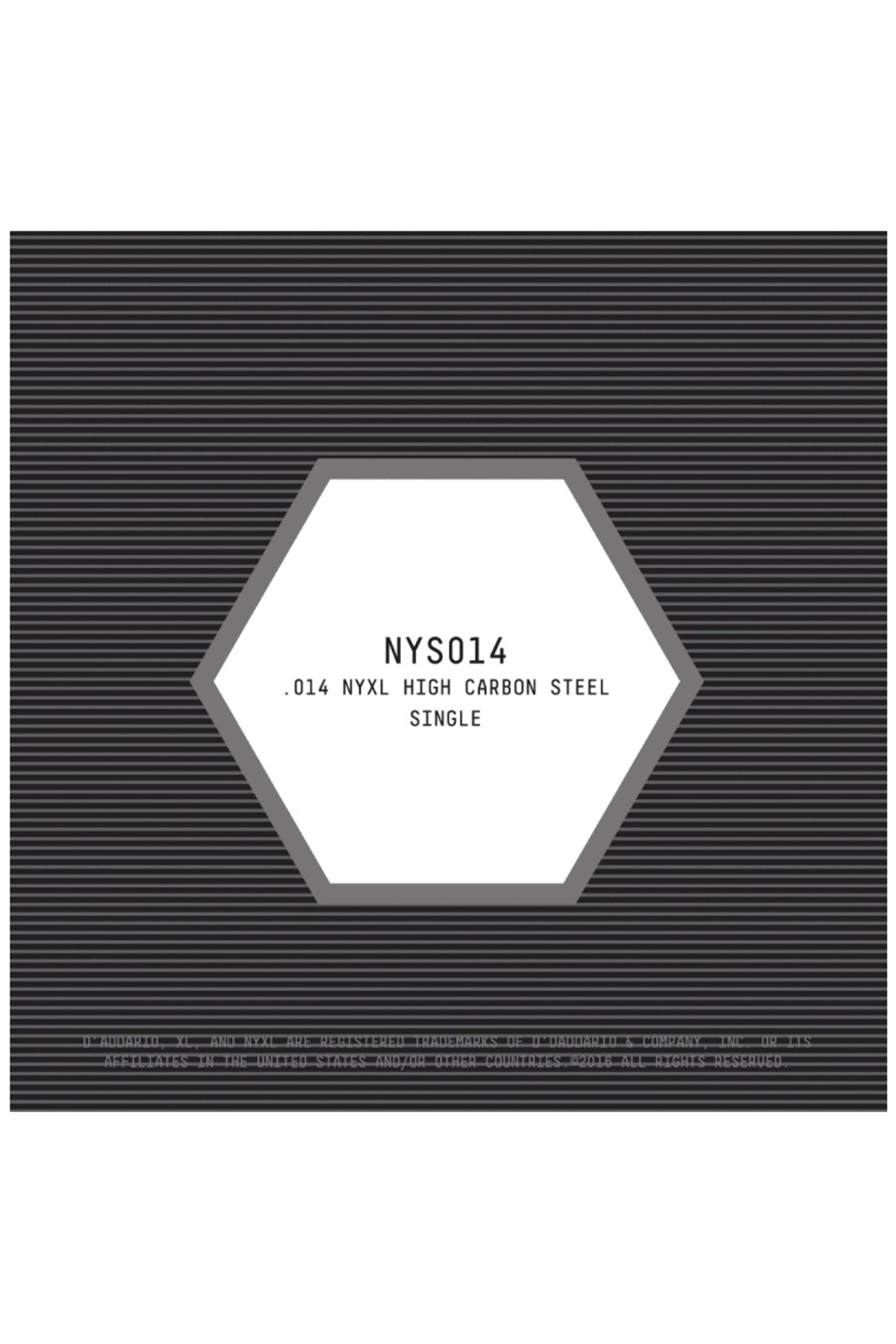 NYS014 ELEKTRO VE AKUSTİK TEK TEL, B-(Sİ), HIGH CARBON D'Addario