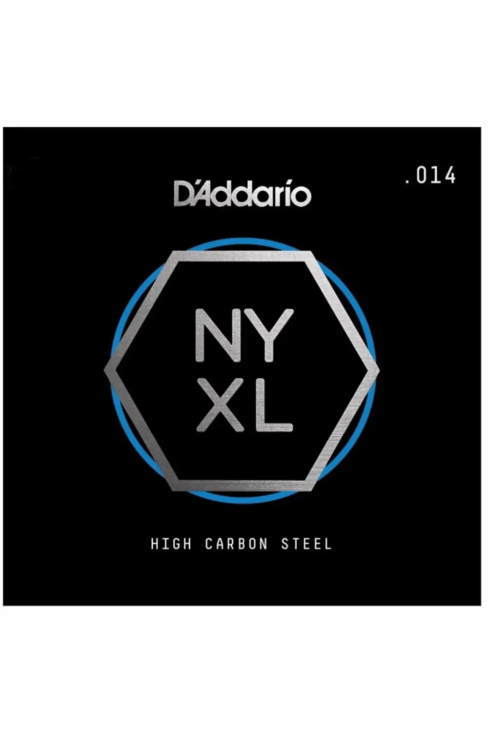 NYS014 ELEKTRO VE AKUSTİK TEK TEL, B-(Sİ), HIGH CARBON D'Addario
