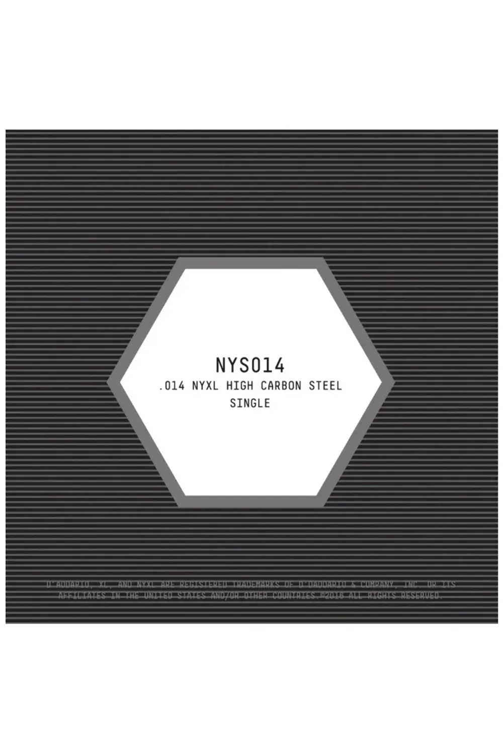 NYS014 ELEKTRO VE AKUSTİK TEK TEL, B-(Sİ), HIGH CARBON D'Addario