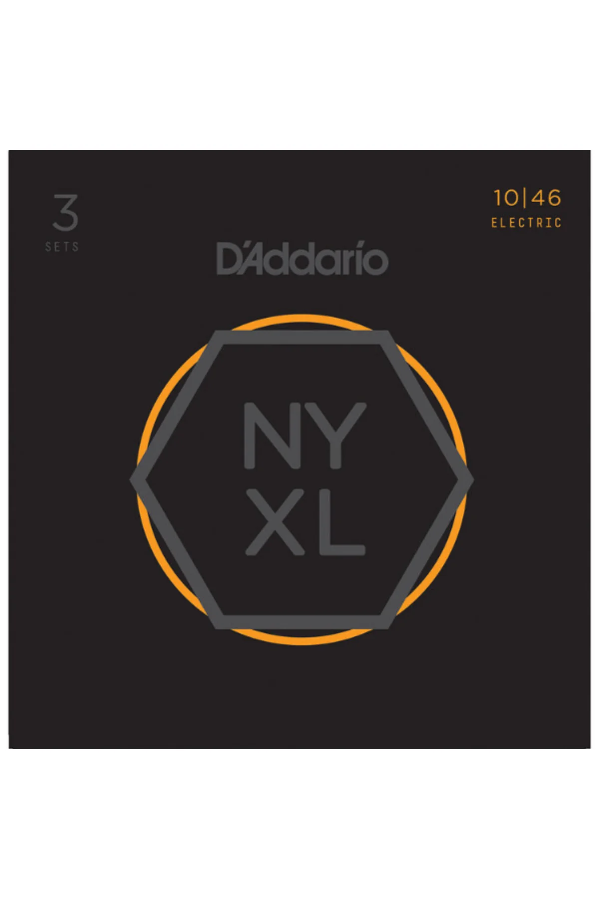 NYXL1046-3P ELEKTRO GİTAR TEL SETİ, 3 LÜ REGULAR LIGHT D'Addario, NYXL1046-3P, Regular Ligh NYXL1046-3P ELEKTRO GİTAR TEL SETİ, 3 LÜ REGULAR LIGHT D'Addario, NYXL1046-3P, Regular Ligh