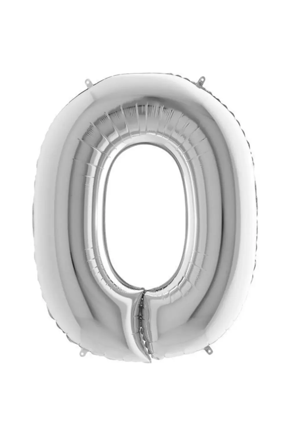 O Harf Gümüş Folyo Balon 102cm