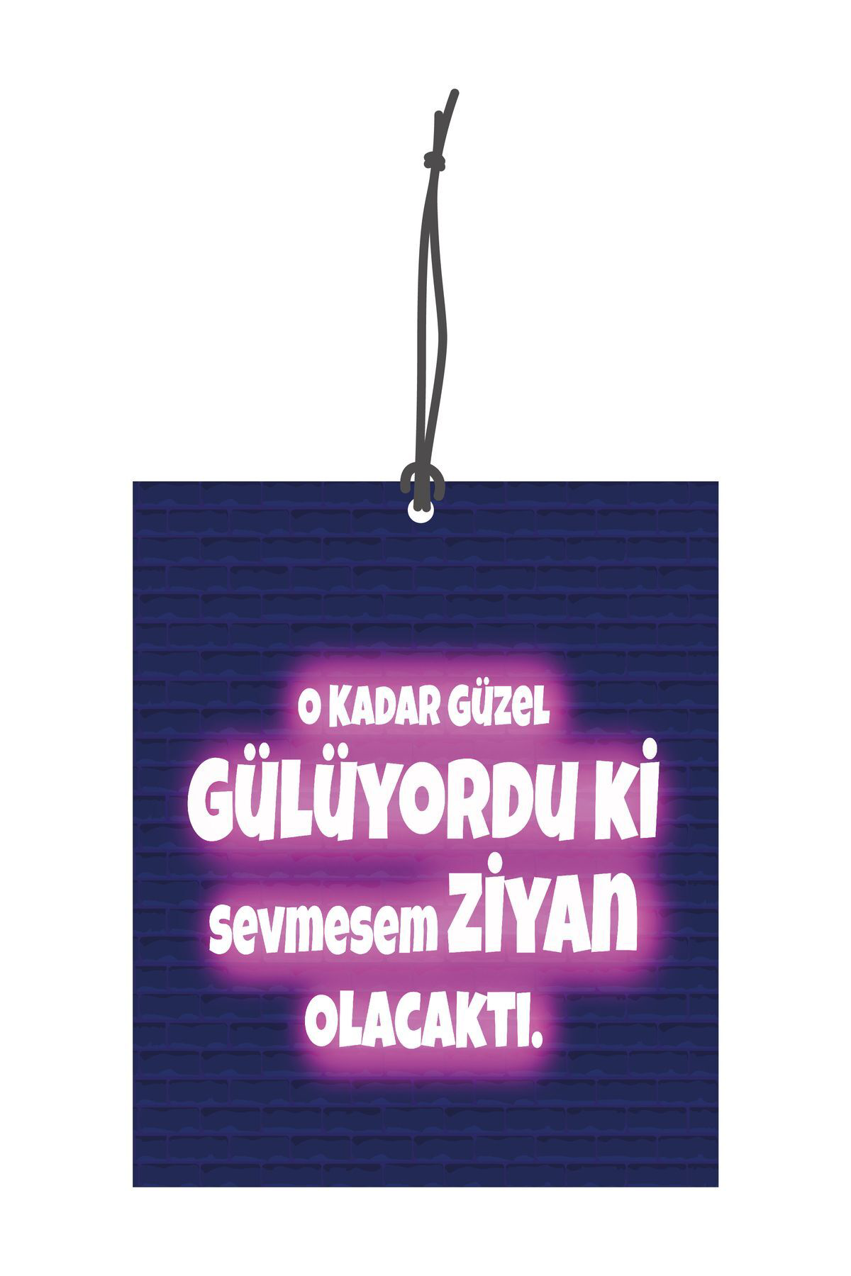 O Kadar Güzel Gülüyorduki Tasarımlı Dekoratif Oto Kokusu Ve Akses