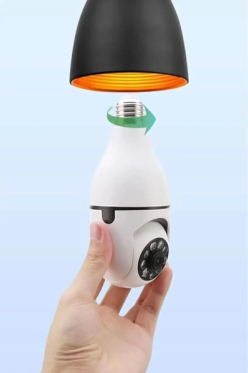 O- Kam Wifi Kontrollü Hd Çözünürlük Çift Işıklı Hareket Sensörlü