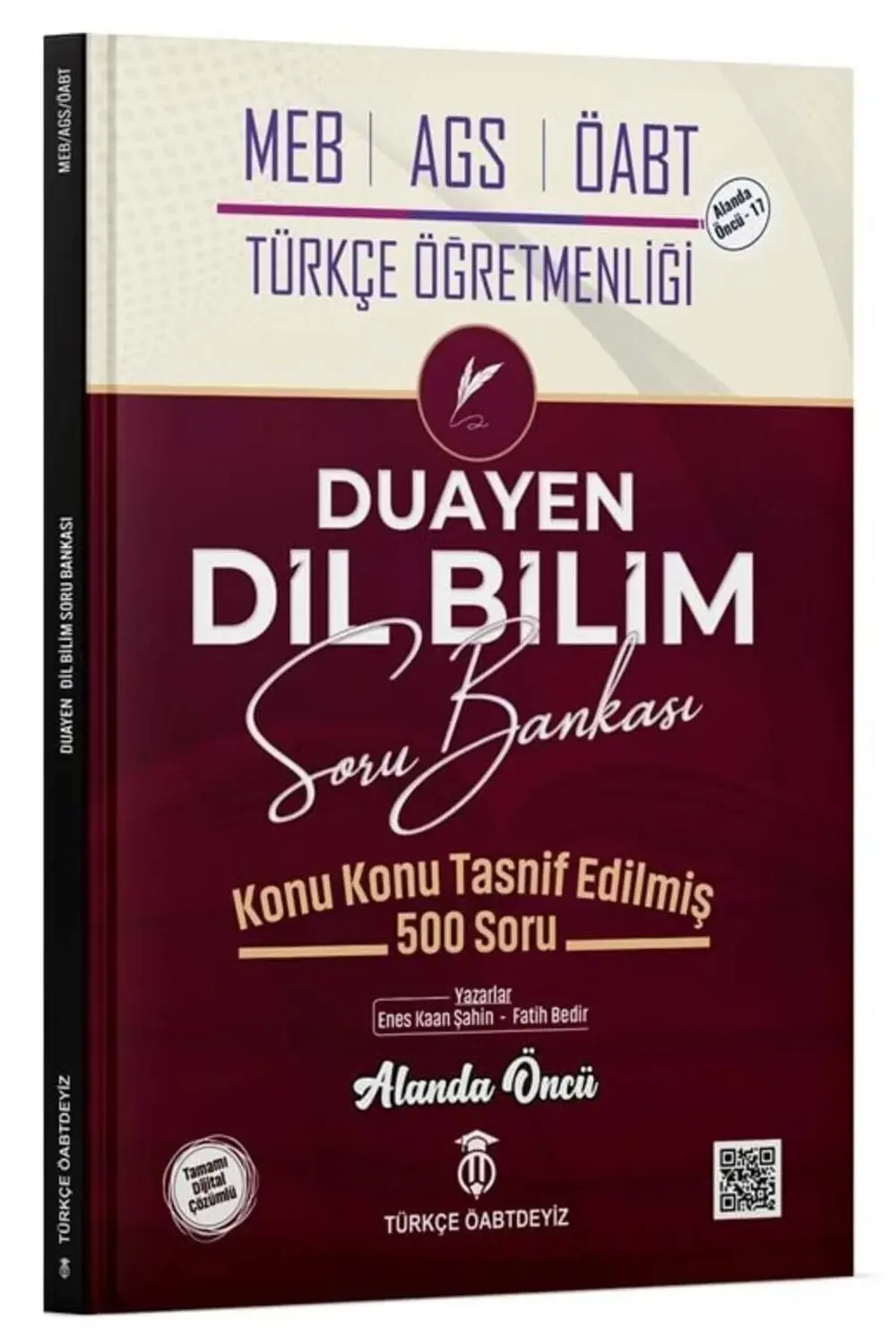 ÖABT MEB-AGS Türkçe Öğretmenliği Dil Bilim Duayen Soru Bankası -