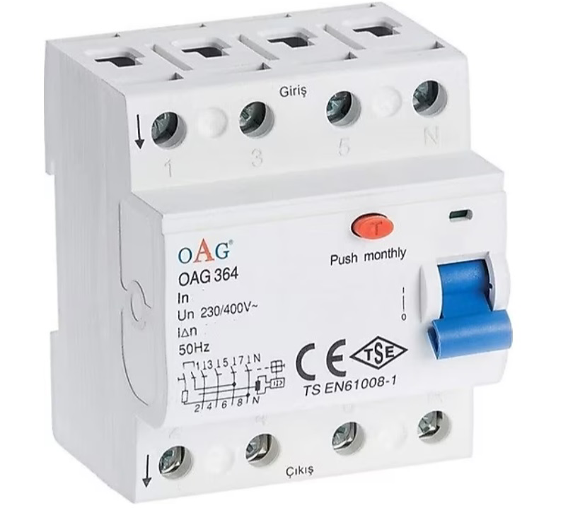 Oag  40-30 Trifaze Kaçak Akim