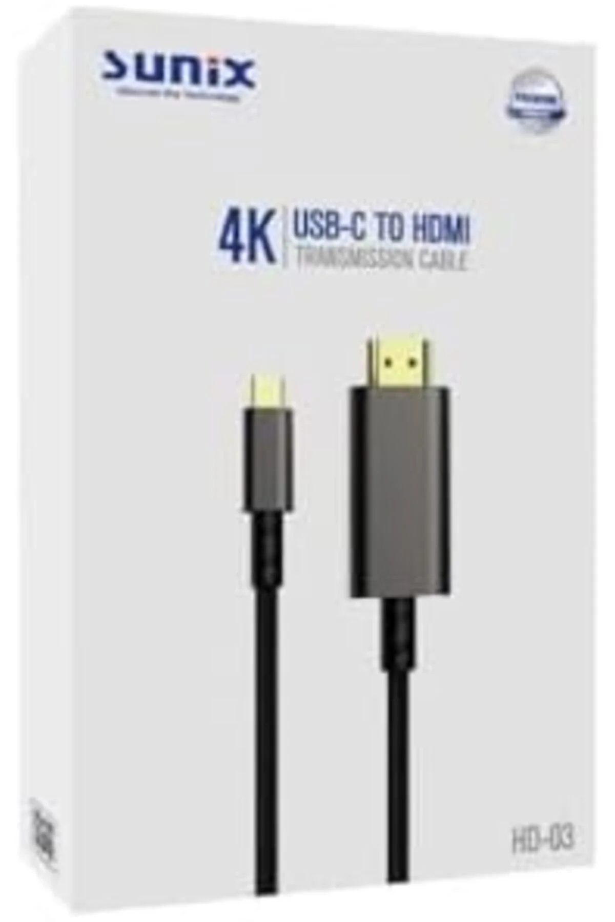oanshop 4K Usb-C HDMI 185 Cm Görüntü Aktarım Kablosu HD-03 120859 oanshop 4K Usb-C HDMI 185 Cm Görüntü Aktarım Kablosu HD-03 120859