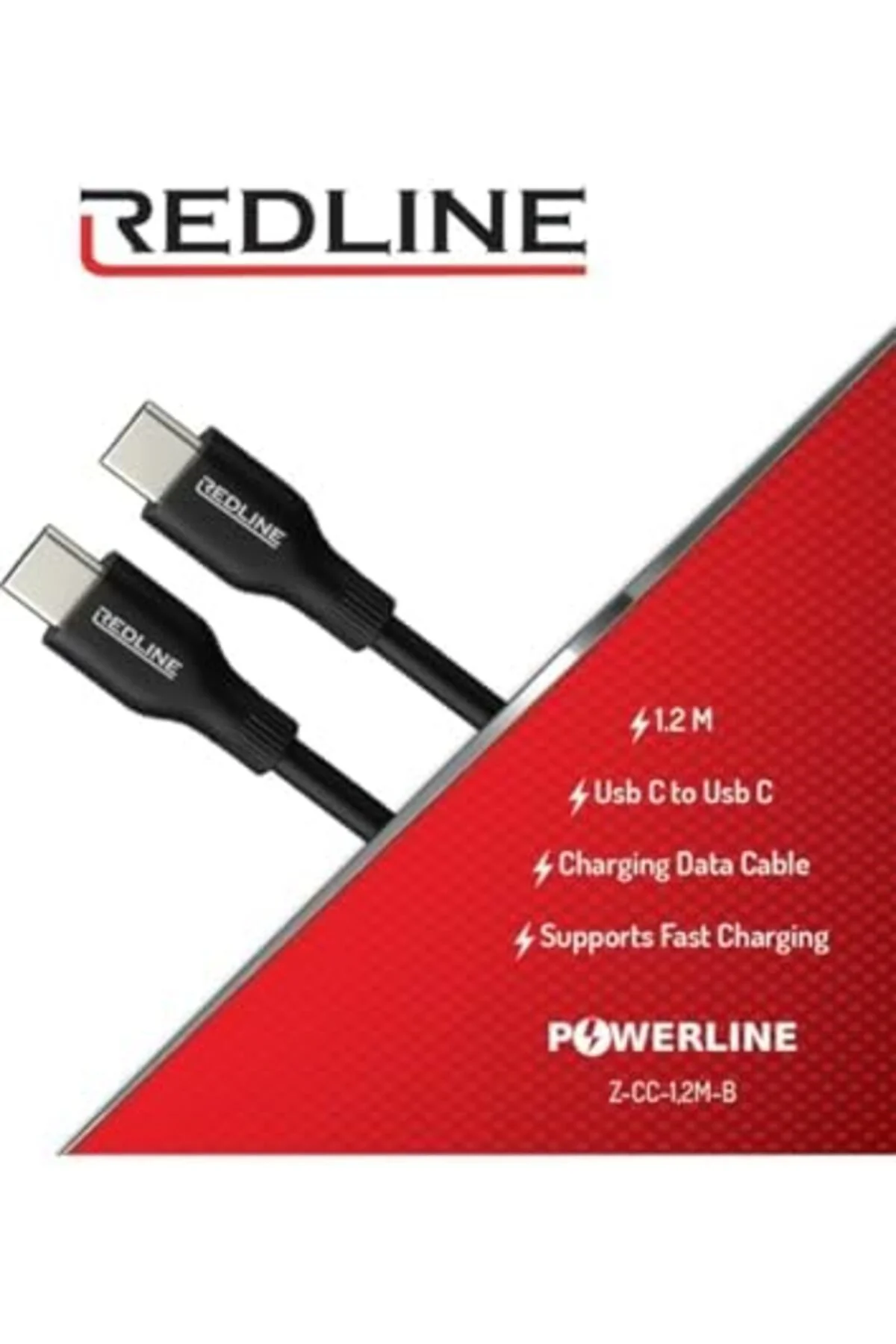 oanshop REDLINE Örgülü Hizli Sarj ve Veri Kablosu Type-C'den Type