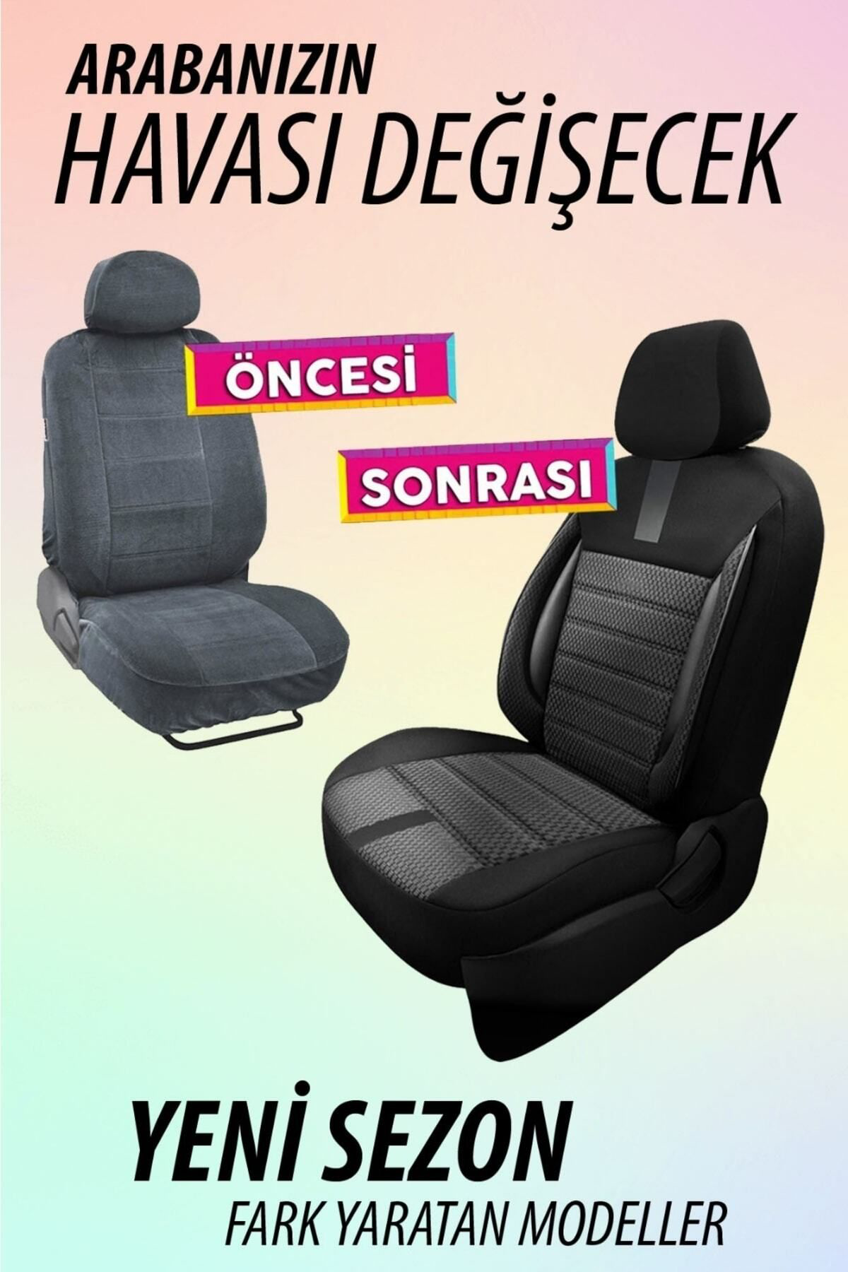 Oasis Serisi Serisi Ticari Oto Koltuk Kılıfı Fiat Doblo 2-3 Uyuml
