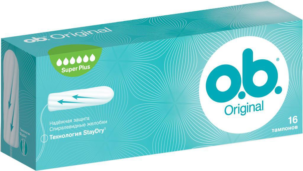 o.b. Tampon Original Super Plus 16lı