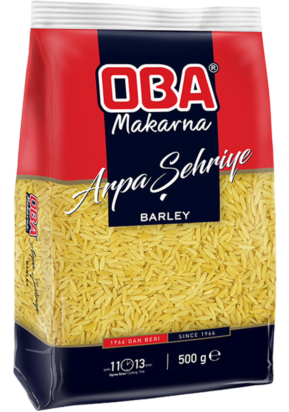 Oba Arpa Şehriye 500 g x 10 Adet | Uzun Süreli Stok Paketi