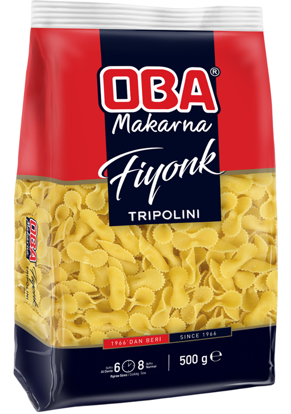 Oba Fiyonk Makarna 500 G X 5 Adet | Ev Tipi Çoklu Paket