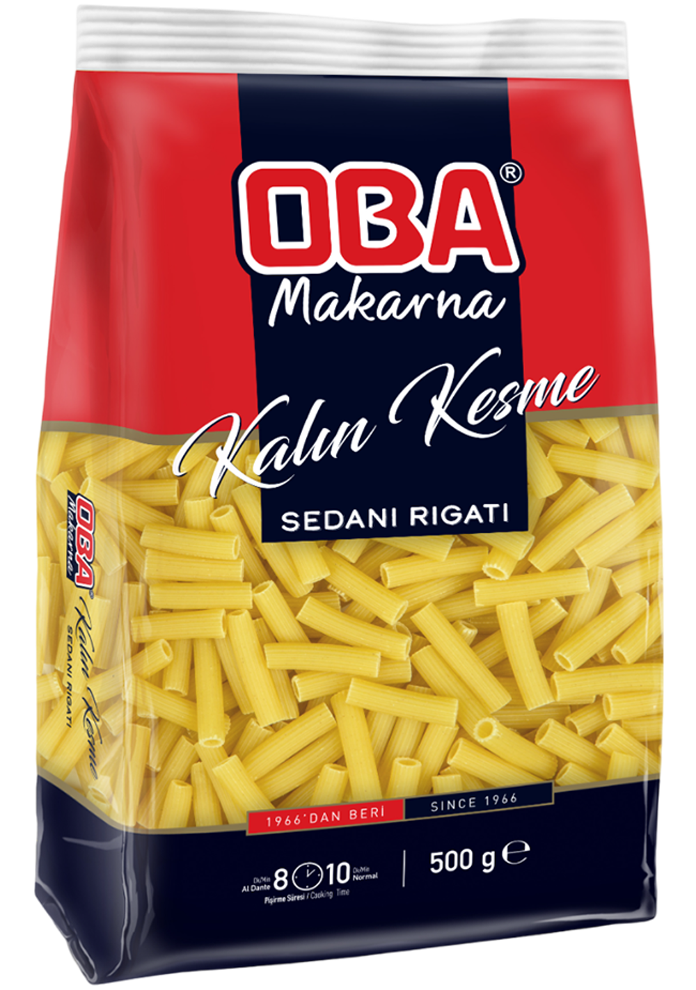 Oba Kalın Kesme Makarna 500g | Ev Tipi Lezzetli Makarna
