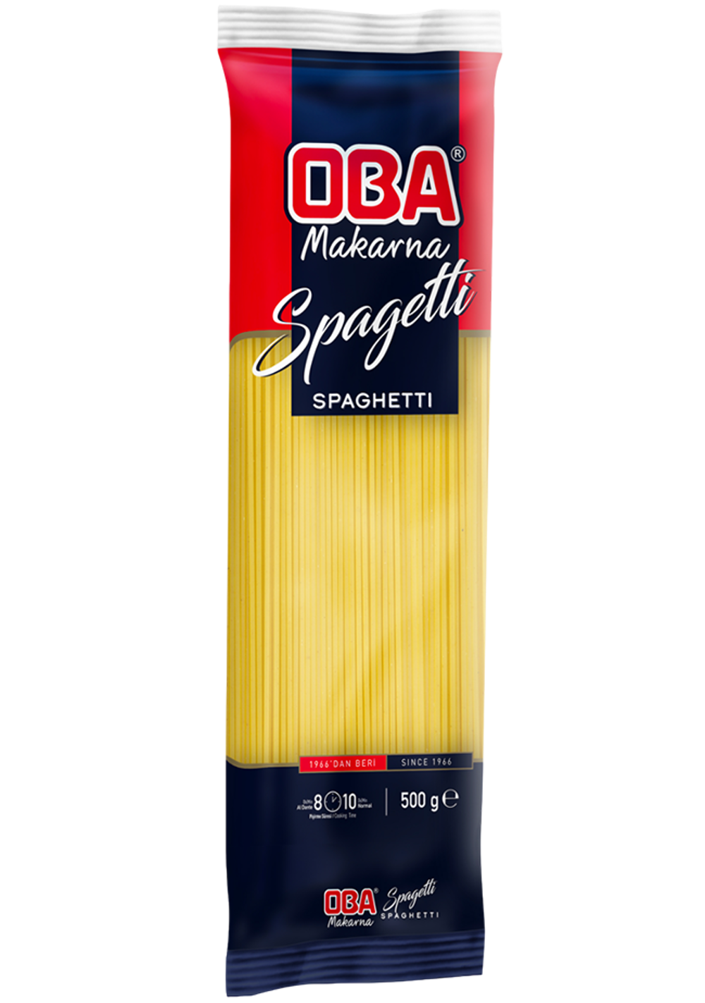 Oba Spagetti Makarna 500 G X 5 Adet | Aile Tipi Çoklu Paket