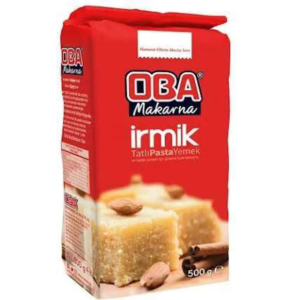 Oba Tatlılık İrmik 500 g | Helvalık – Şekerparelik
