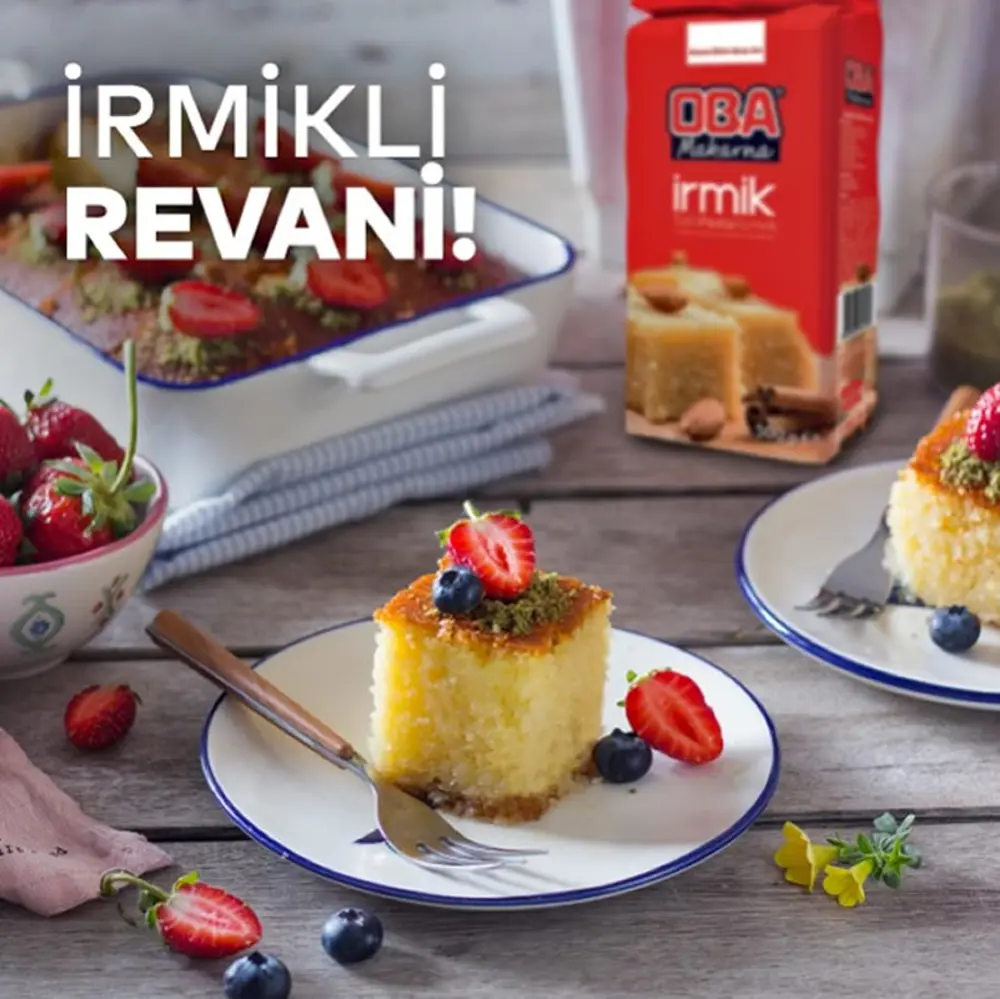 Oba Tatlılık İrmik 500 g x 6 Adet | Helvalık – Tatlılık İdeal Kıv
